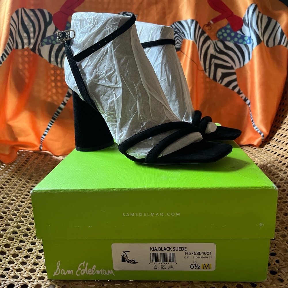 Sam Edelman Black Heeled Sandals